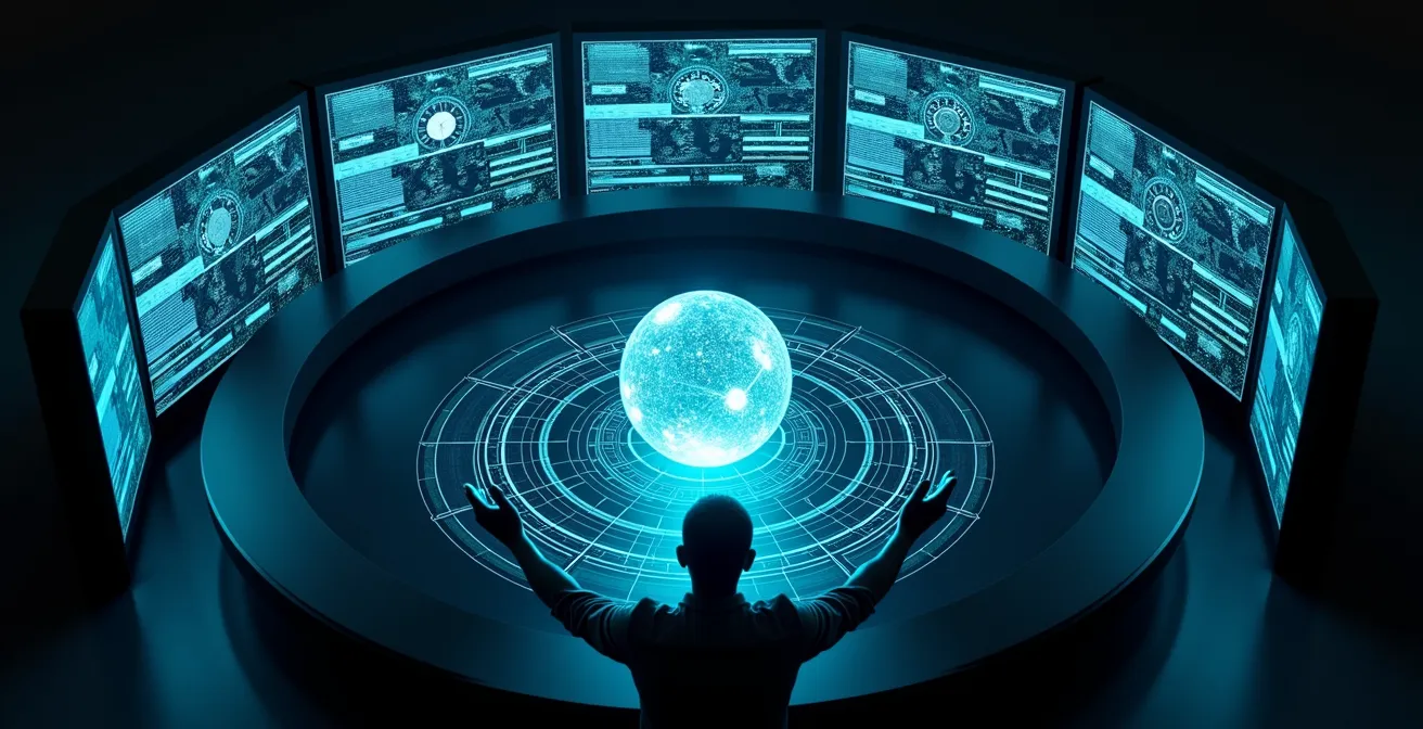 Visualisierung eines digitalen Frühwarnsystems für technologische Bedrohungen