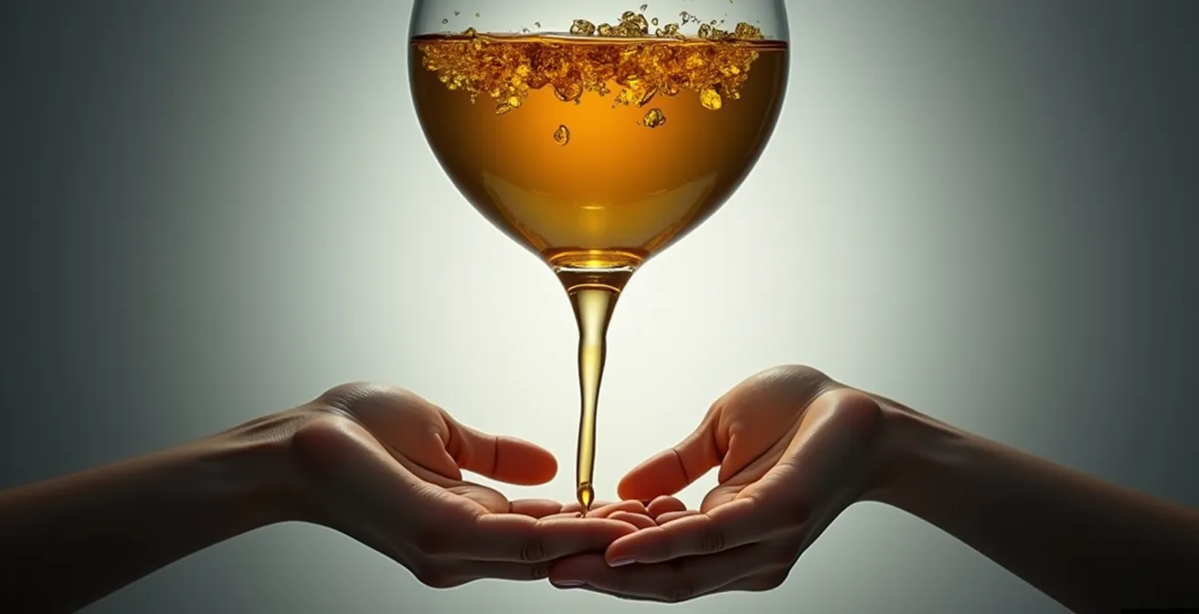 Visualisierung des Liquiditätsrisikos bei alternativen Anlageformen, dargestellt durch eine Engstelle, die den Geldfluss behindert.